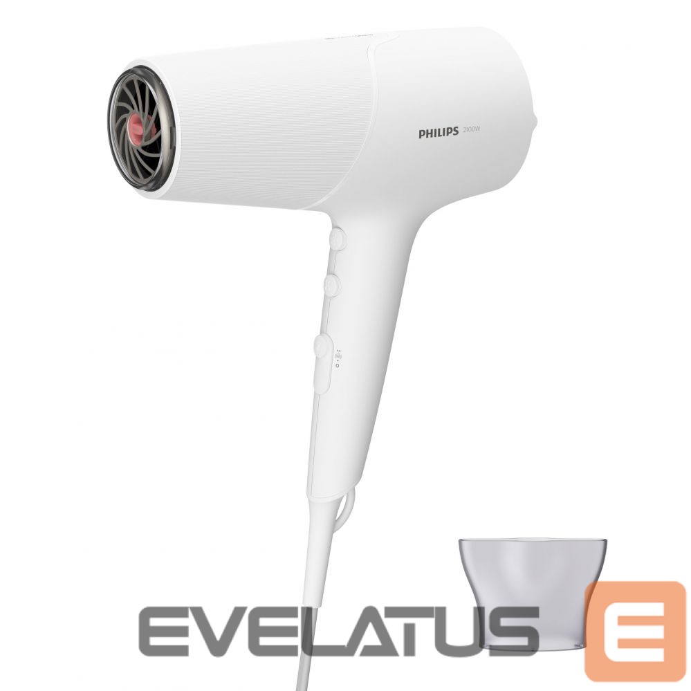 Juukseföön Philips Hair Dryer BHD500/00 2100 W, Number of temperature settings 3, Ionic function, White