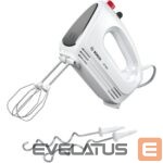 Mikserid ja blenderid Bosch  Hand Mixer MFQ22100 CleverMixx 375 W, Number of speeds 4, Turbo mode, White/Dark Grey 