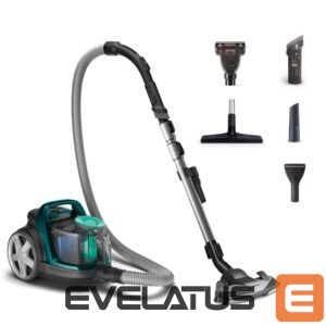 Putekļusūcējs Philips  Vacuum cleaner  PowerPro Active FC9556/09 Bagless, Power 750 W, Dust capacity 1.5 L, Blue 