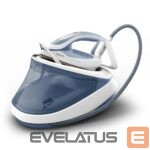 Glūdeklis TEFAL  Steam Station Pro Express GV9710E0 3000 W, 1.2 L, 7.6 bar, Auto power off, Vertical steam function, Calc-clean function, White/Blue, 155 g/min 