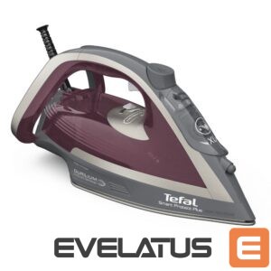 Iron TEFAL  FV6870E0 Steam Iron, 2800 W, Water tank capacity 270 ml, Continuous steam 40 g/min, Red/Grey 