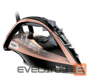 Iron TEFAL  Steam Iron FV9845 3200 W, Water tank capacity 350 ml, Continuous steam 60 g/min, Black/Rose Gold 