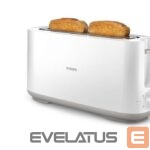Tosters Philips  Toaster HD2590/00 Daily Collection Power 870-1030 W, Number of slots 2, Housing material Plastic, White 