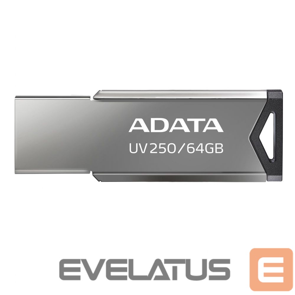 Flash drive ADATA USB Flash Drive UV250 64 GB, USB 2.0, Silver