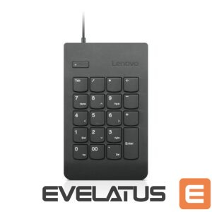 Datora tastatūra Lenovo  Essential USB Numeric Keypad Gen II Wired, Black 