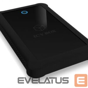 Hard drive case Raidsonic  ICY BOX IB-233U3-B External enclosure for 2.5" SATA HDD/SSD with USB 3.0 interface and silicone protection sleeve 2.5", USB 3.0 