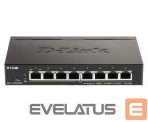 Server - Other Accessories D-link  8-Port Gigabit PoE Smart Managed Switch DGS-1100-08PV2 Web managed, Desktop 