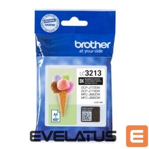 Eksploatacinės medžiagos spausdintuvams Brother  LC3213BK Ink Cartridge, Black 
