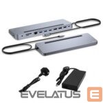 Aksesuarai kompiuterinei technikai I-TEC  I-TEC USB-C Metal Ergonomic 4K 3x Disply 