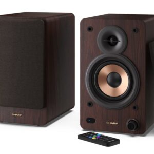 Arvutikõlarid Sharp  CP-SS30 Bookshelf Speakers, Brown 