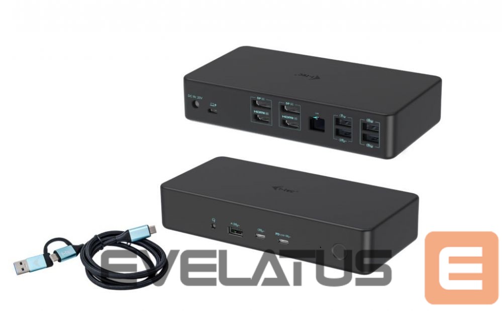 Computer accessories I-TEC I-TEC USB3.0/USB-C/TB 2x4K Pro Dock