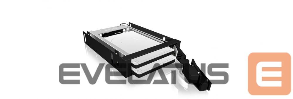 Monitori tarvik Raidsonic Icy Box IB-2227StS Storage Drive Cage for 2.5" HDD, Black