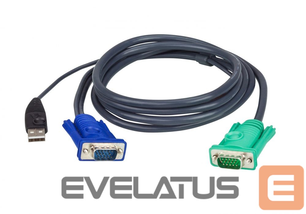 Server - Other Accessories Aten 5M USB KVM Cable with 3 in 1 SPHD 2L-5205U