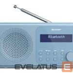 Kompiuterinės kolonėlės Sharp  DR-P420(BL) Tokyo Portable Digital Radio, FM/DAB/DAB+, Bluetooth 5.0, USB or Battery Powered, Blue 