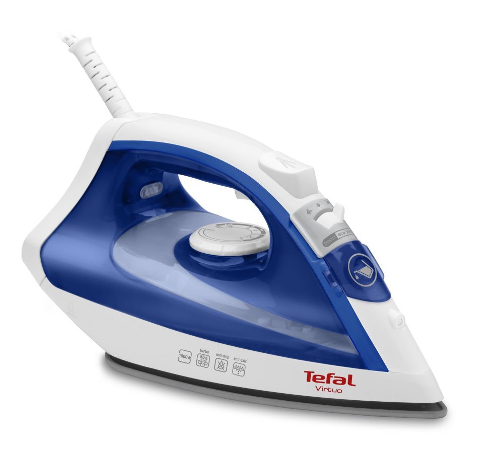 Triikrauad TEFAL Virtuo FV1711 Ferro a vapore Durilium 1800W Viola, Bianco ferro da stiro