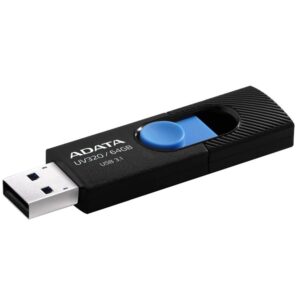 Flash drive ADATA  AUV320 64GB USB Flash Drive, Black/Blue 