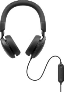 Wired headphones Dell  Pro Wired On-Ear Headset WH5024 Built-in microphone ANC USB Type-A Black 