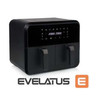 Galda grils Princess  Double Basket Airfryer, Black 