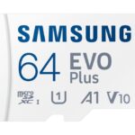 Atmiņas kartes Samsung  | MicroSD Card | EVO Plus | 64 GB | microSDXC Memory Card | Flash memory class U1, V10, A1 