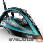 Lygintuvai TEFAL  | Ultimate Pure FV9844E0 | Steam Iron | 3200 W | Water tank capacity 350 ml | Continuous steam 60 g/min | Steam boost performance 250 g/min | Blue/Black 