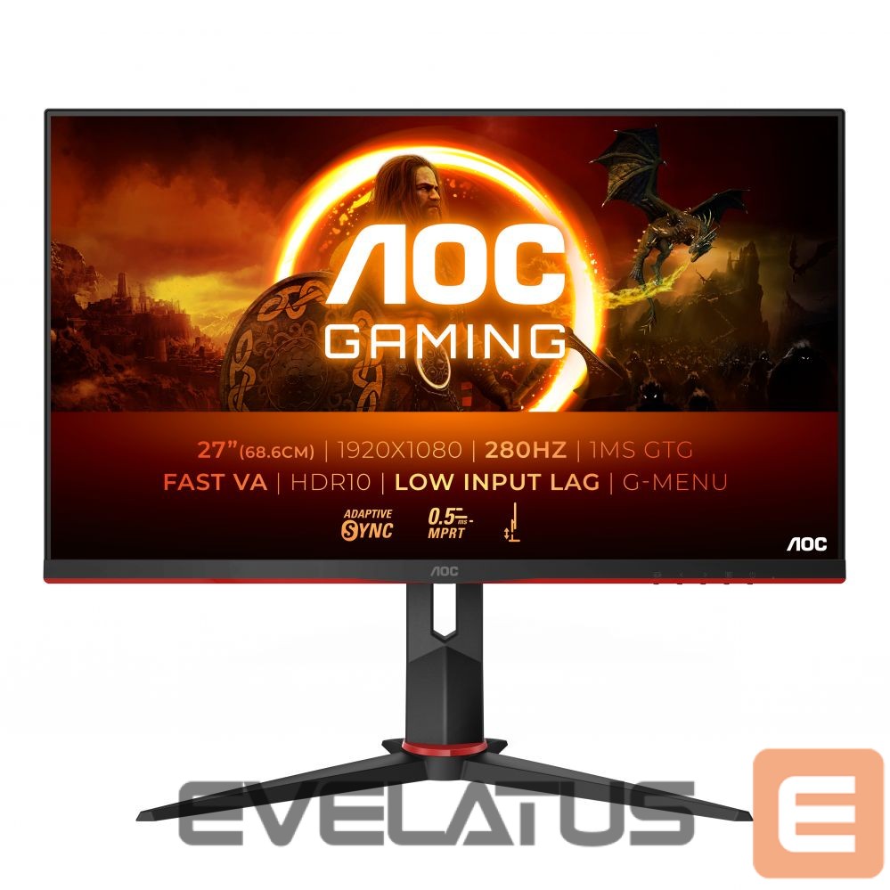 Мониторы Aoc international AOC 27G2ZN3/BK 27i VA WLED FHD 280Hz