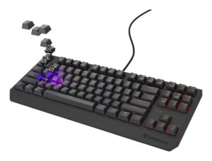 Компьютерная клавиатура Genesis  THOR 230 | Mechanical Gaming Keyboard | Wired | US | Black | USB Type-A | Outemu Brown 