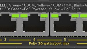Võrguseadmed Netatmo  NETGEAR 8PT GE Plus Switch W/POE+ 
