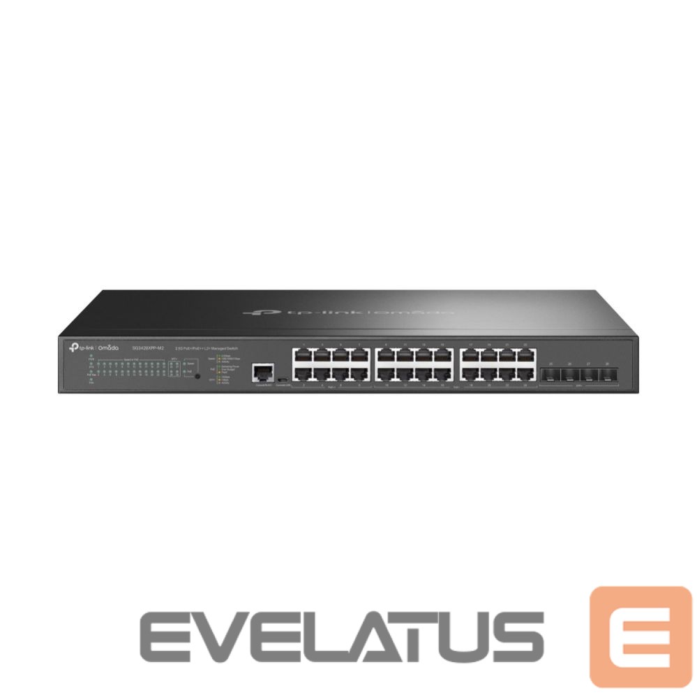 Võrgulülitid TP-Link NET SWITCH 24PORT 1000M 4SFP+/OMADA SG3428XPP-M2