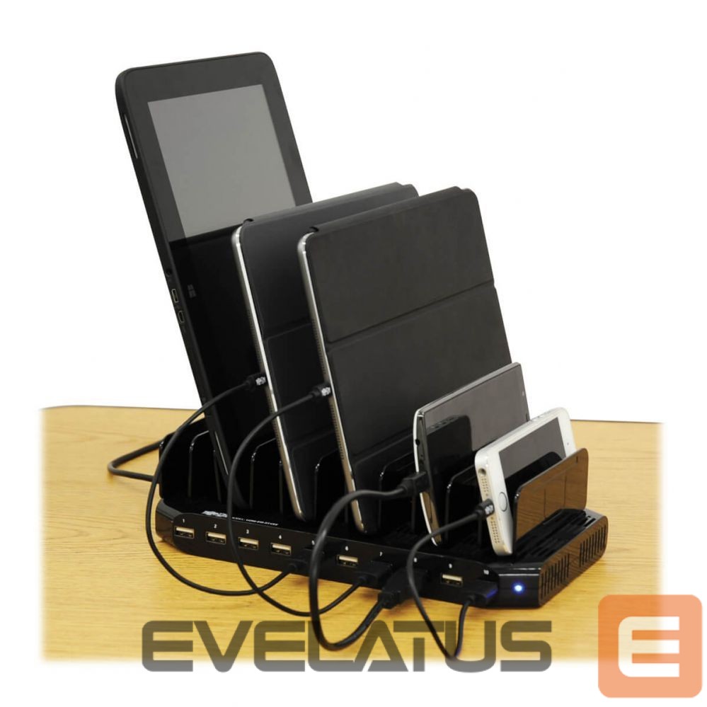 Muu arvutitarvik Tripp Lite | 10 Port USB Charging Station with Adjustable Storage | U280-010-ST-CEE | 96 W