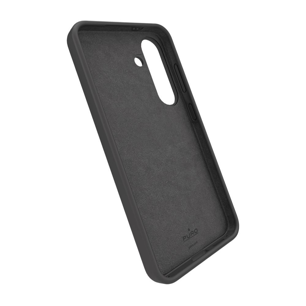 Tagakaaned Puro Puro Icon Silicone Case for Samsung Galaxy S25 - Black