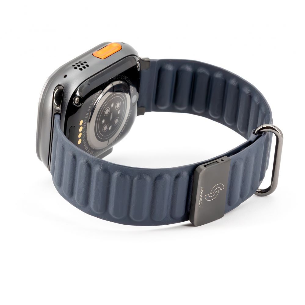 Rihm Connect Watch 38/40/41mm cortical back buckle magnetic suction Watch Straps Indigo Blue