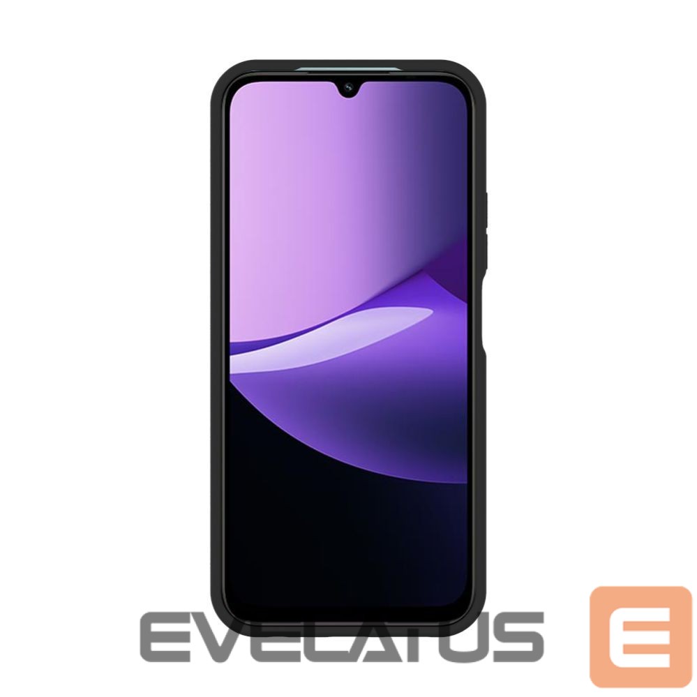 Back panel cover Evelatus Xiaomi Redmi 15C 4G/5G Premium Magnetic Soft Touch Silicone Case Black