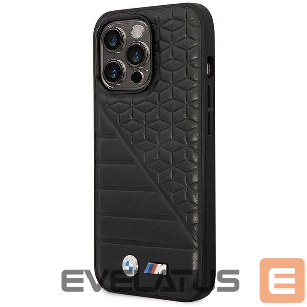Aizmugurējais vāciņš BMW BMW Bi Pattern Case for iPhone 14 Pro 6.1" - Black