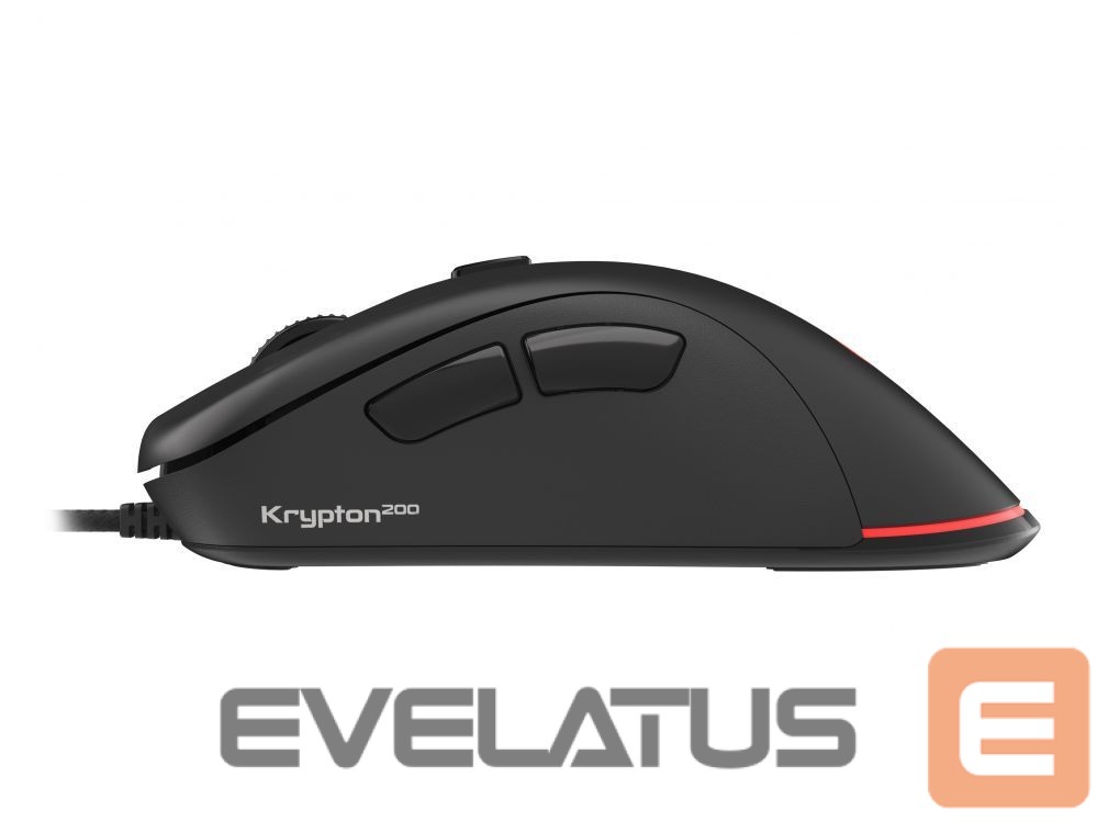 Datora pele Genesis Gaming Mouse Krypton 200 Black