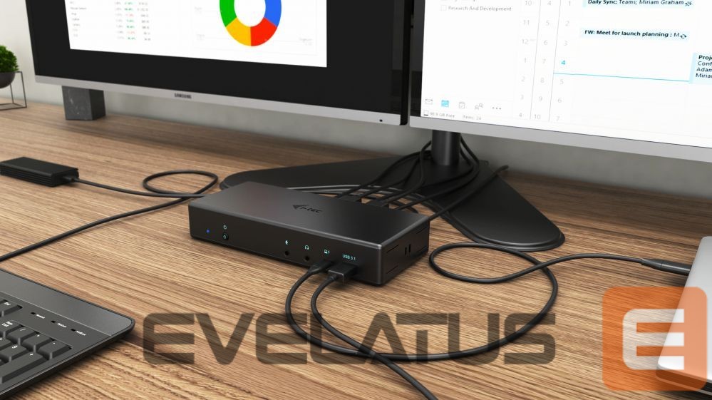 Computer accessories I-TEC I-TEC USB-C Quattro Docking Station 85W