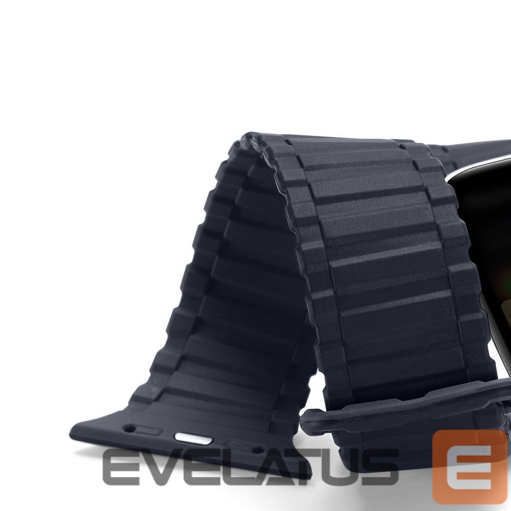 Dirželis Dux Ducis Dux Ducis Strap (Armor Version) Apple Watch Ultra, SE, 9, 8, 7, 6, 5, 4, 3, 2, 1 (49, 45, 44, 42 mm) Silicone Magnetic Band Bracelet Blue