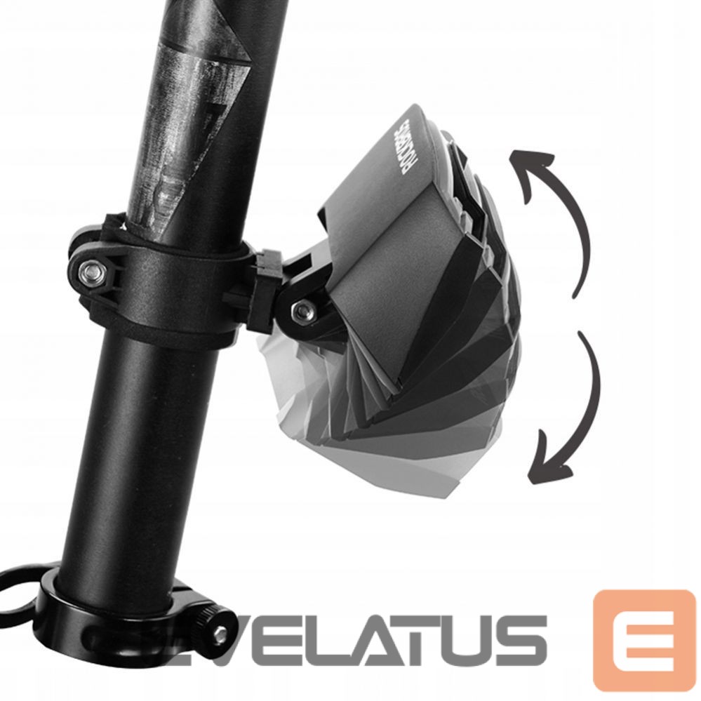 Jalgratta tarvik Rockbros Rockbros LKWD-R1 Rear Bike Light with Laser and Remote Control + Micro USB - USB-A Cable - Black