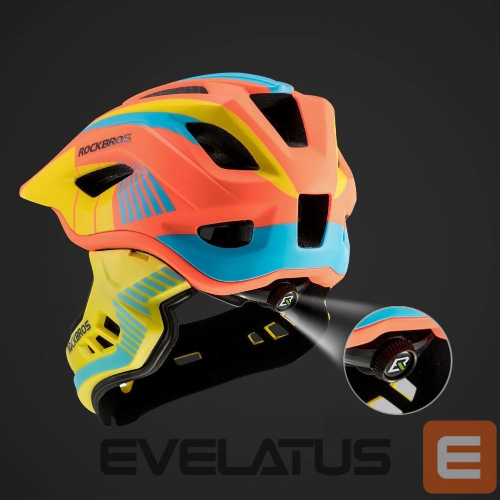 Teine toode Rockbros Children's bicycle helmet with detachable visor Rockbros TT-32SOYB-S size S - yellow-orange