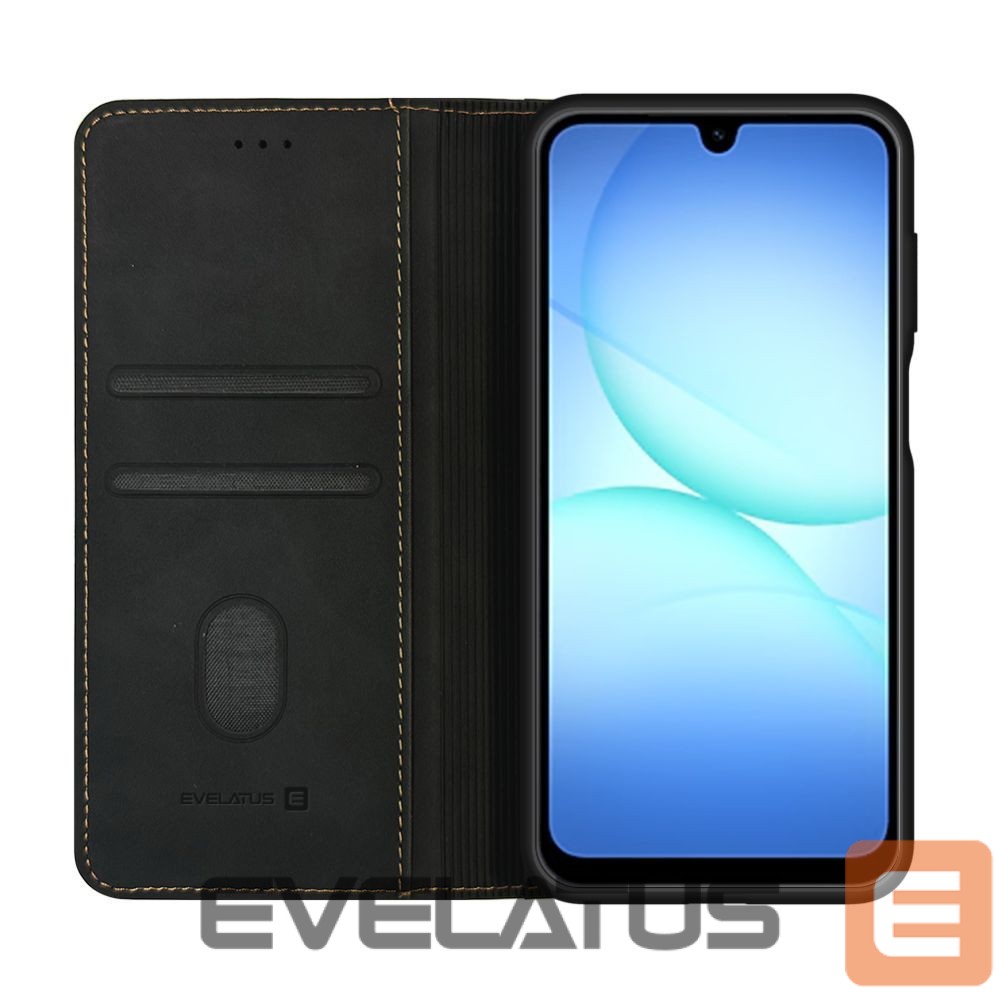 Atveramie maciņi Evelatus Samsung Galaxy A17 Book Case Black