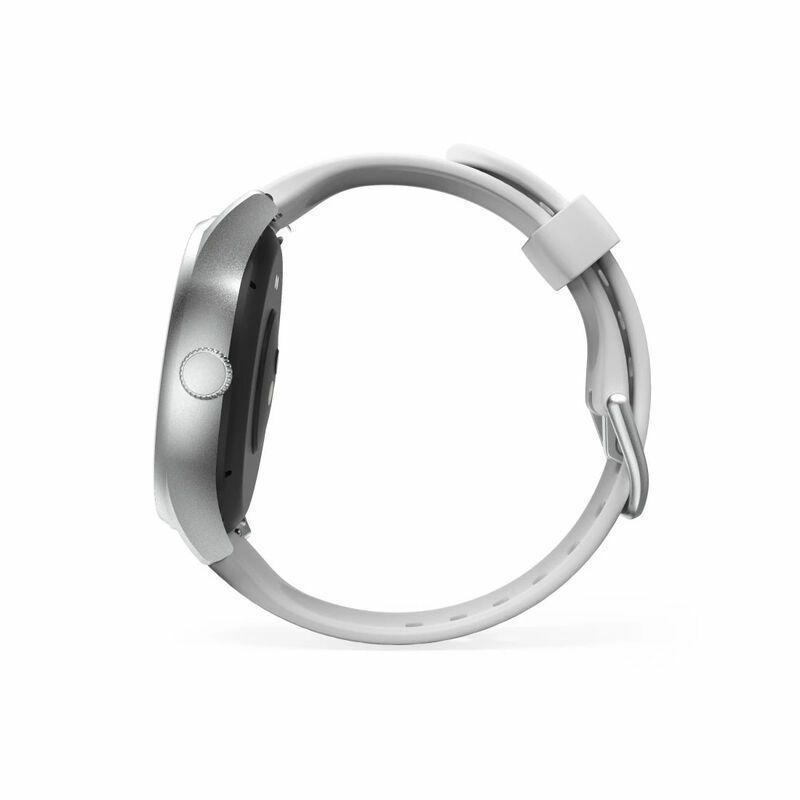 Nutikell Hama 5010 Smart Watch, Sleep Monitoring, Round, Waterproof, 1.38 Silver Grey