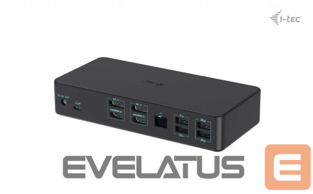 Computer accessories I-TEC I-TEC USB3.0/USB-C/TB 2x4K Pro Dock