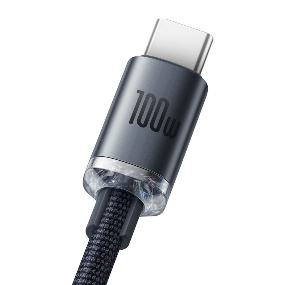 Muud kaubad Baseus Baseus Crystal Shine Series cable USB cable for fast charging and data transfer USB Type A - USB Type C 100W 1.2m black (CAJY000401)