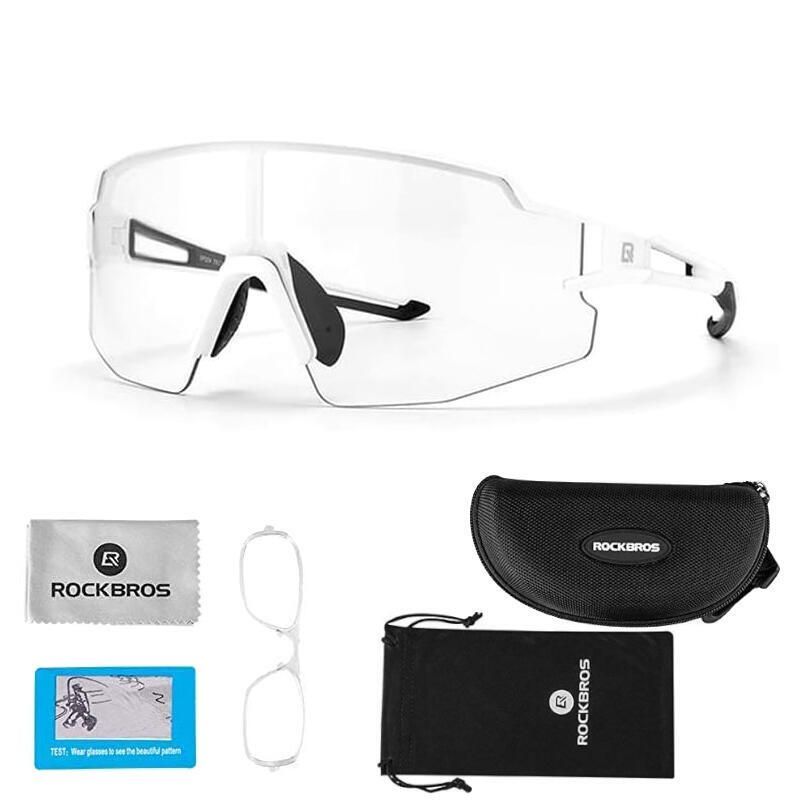 Teine toode Rockbros Rockbros 10172 photochromic UV400 cycling glasses - white