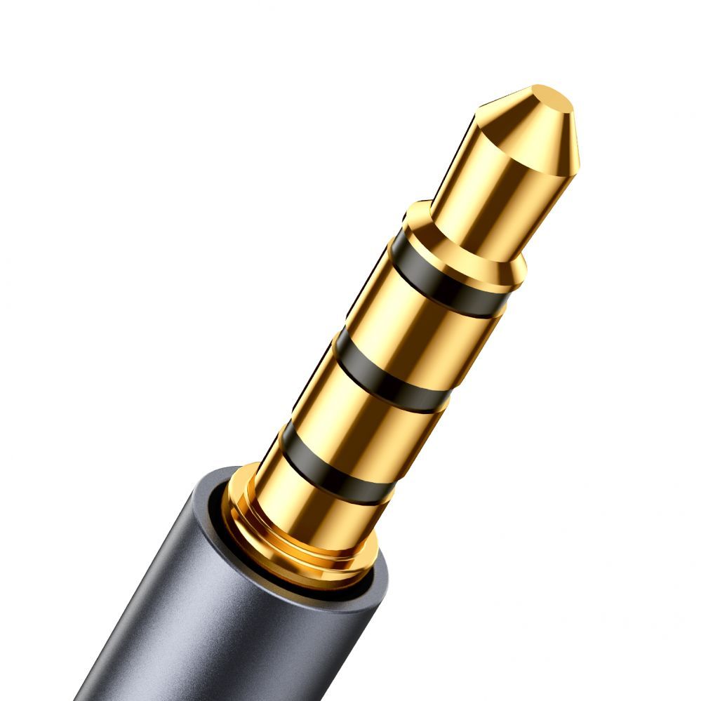 Üleminek Joyroom Joyroom stereo audio cable AUX 3.5 mm mini jack (male) - mini jack (female) 1.2 m black (SY-A09)