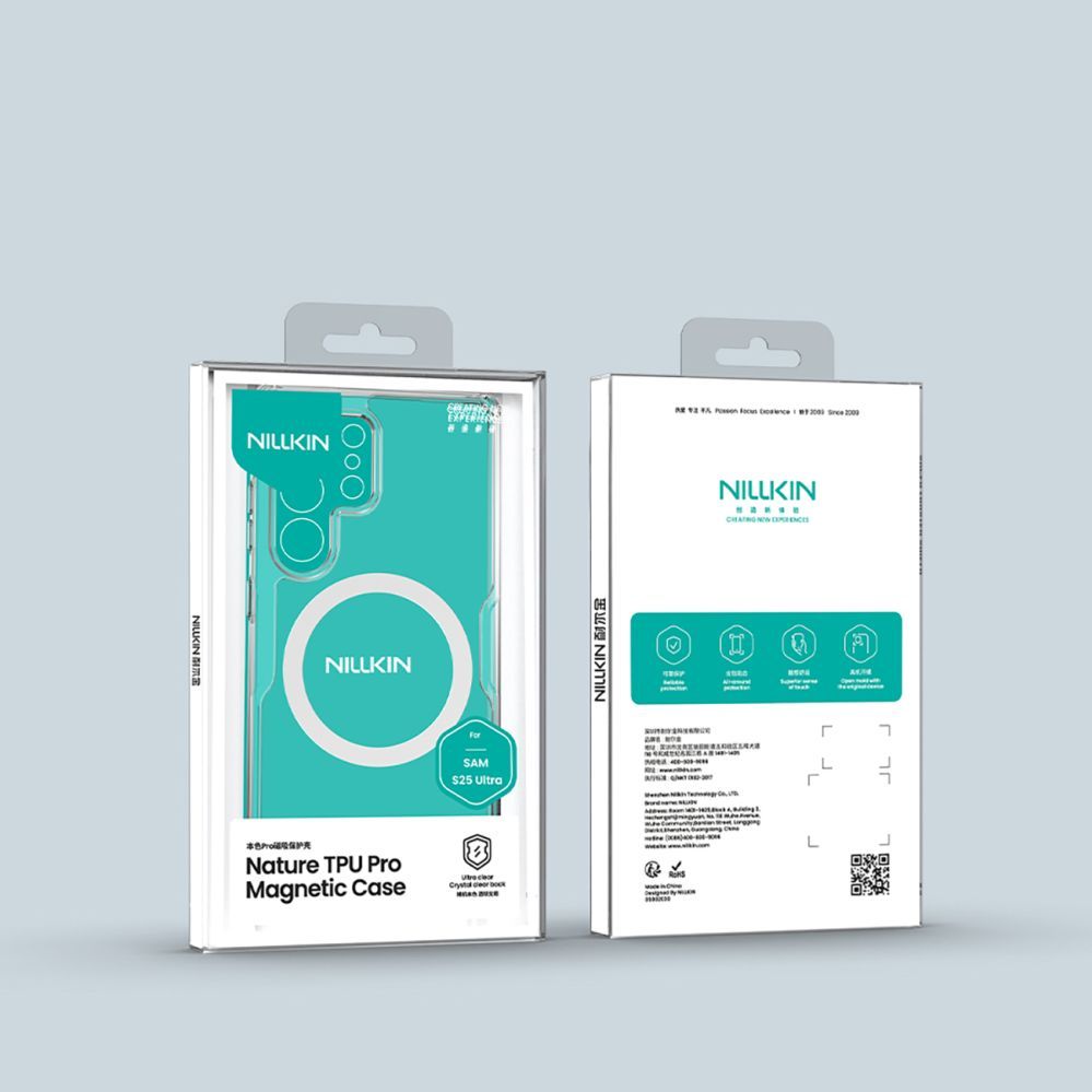 Tagakaaned Nillkin Nillkin Nature TPU Pro Magnetic Case with MagSafe for Samsung Galaxy S25 Ultra - White