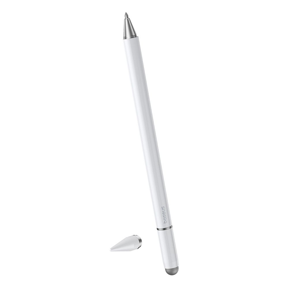 Stylus Baseus Baseus Smooth Writing III 3in1 Passive Stylus - Non-magnetic Version - White