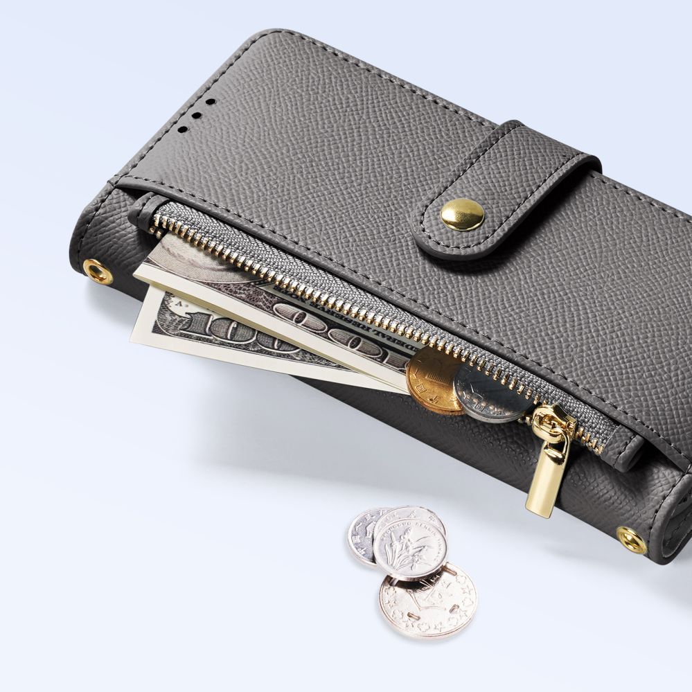 Back panel cover Dux Ducis Dux Ducis Lawa Leather Case for Samsung Galaxy S25 Ultra with Detachable Magnetic Wallet - Gray