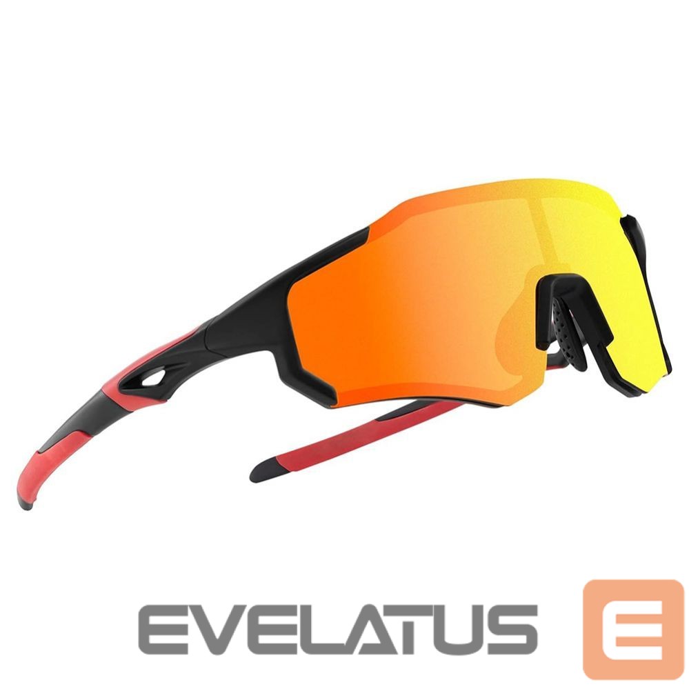 Bicycle accessory Rockbros Rockbros 10182 polarizing cycling glasses - red
