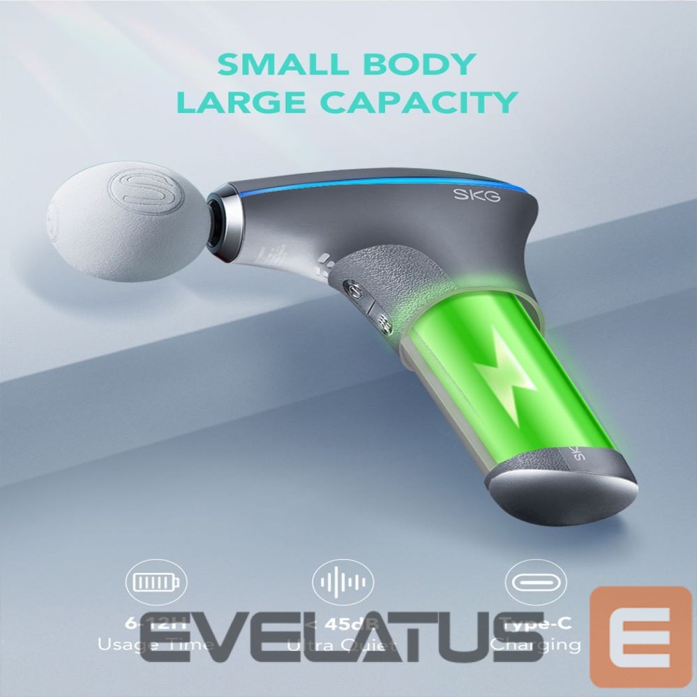 Massaažiseadmed SKG SKG F5-EN massage gun for the whole body - gray