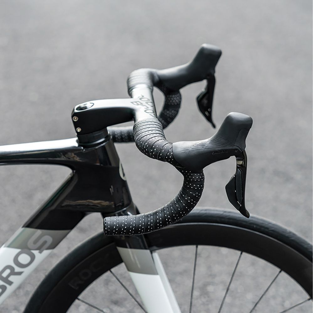 Bicycle accessory Rockbros Rockbros PU Handlebar Tape "Velour" Pattern - Brown